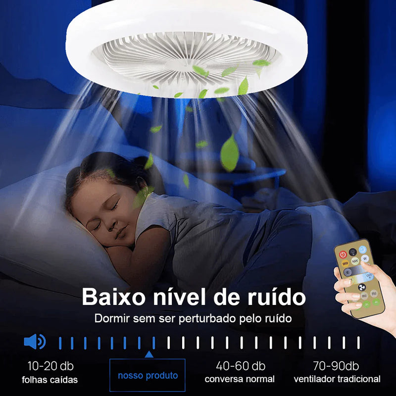 Luminária LED com Ventilador | FanMaster - Últimas Horas de promoção!