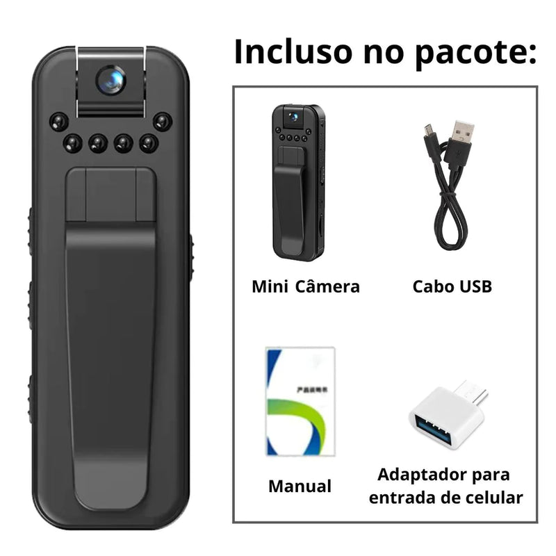 Câmera Space Pro 1080p Full HD Com Redução De Ruídos + BRINDE Adaptador Celular