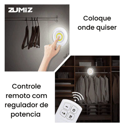 Kit de Luzes Inteligentes de Alta Intensidade com controle remoto (+2 de Brinde) - Últimas horas de promoção